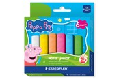 Utensilien zum Schreiben und Zeichnen - Staedtler Peppa Pig sidewalk chalk 6 assorted - 2365 C6 L1