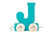 Holzspielzeug - Small Foot - Wooden Letter Train Blue - J - 12 pieces - 10360-display12