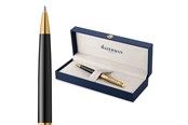 Utensilien zum Schreiben und Zeichnen - Waterman Hémisphère 'The Opera Collection' Black & Gold G.T. Ballpen M Blue ink - 2225137
