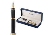 Utensilien zum Schreiben und Zeichnen - Waterman Expert 'The Opera Collection' Black & Gold G.T. Fountain pen M Blue ink - 2225138
