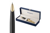 Utensilien zum Schreiben und Zeichnen - Waterman Carène 'The Opera Collection' Black & Gold G.T. Ballpen M Blue ink - 2225143