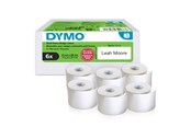 Papier, Fotopapier und Etiketten - DYMO Authentic LabelWriter Small Name Badge Labels | 41 mm x 89 mm | Self-Adhesive | 6 Rolls of 300 Easy-Peel Labels (1.800 Count) | for LabelWriter Label Makers | Made in Europe - 2234187