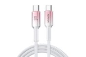 USB Kabel - Joyroom S-A42 Crystal-Clear Series 60W USB-C - USB-C cable 1.2m - white - S-A42_CC_W