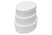 Kunst & Handwerk Ausstattung - Colorations - Papier-mache Boxes Oval 3 pcs. - 46EN25