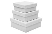 Kunst & Handwerk Ausstattung - Colorations - Papier-mache Boxes Square 3 pcs. - 46EN26