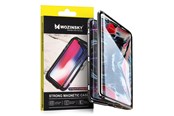 Handys - Cover & Cases - Wozinsky Full Magnetic Case Magnetic Case 360 Cover Front and Back with Built-in Glass Samsung Galaxy A72 4G Black and Clear - 9111201944152