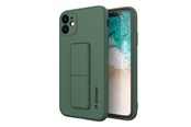 Handys - Cover & Cases - Wozinsky Kickstand Case Silicone Case with Stand Case for Samsung Galaxy A72 4G Dark Green - 9145576226636