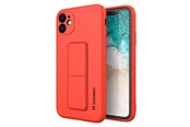 Handys - Cover & Cases - Wozinsky Kickstand Case Silicone Case with Stand Case for Samsung Galaxy A32 4G Red - 9145576226759