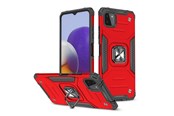 Handys - Cover & Cases - Wozinsky  Ring Armor Armored Hybrid Case Cover + Magnetic Holder Samsung Galaxy A22 4G Red - 9111201944886