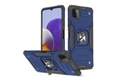 Handys - Cover & Cases - Wozinsky Ring Armor Armored Hybrid Case Cover + Magnetic Holder Samsung Galaxy A22 4G Blue - 9111201944893