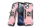 Handys - Cover & Cases - Wozinsky Ring Armor Armored Hybrid Case Cover + Magnetic Holder for iPhone 13 Pro Max Pink - 9111201944701