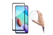 Handys - Schutzfolie - Wozinsky Full Cover Flexi Nano Glass Film Tempered Glass with Frame Xiaomi Redmi 10 Black - 9145576232347