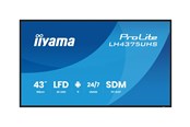 Digital Signage & Hotel - iiyama ProLite LH4375UHS-B2AG 43" Class (42.5" viewable) LED-backlit LCD display - 4K - for digital signage - LH4375UHS-B2AG