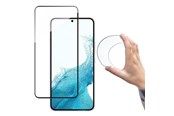 Handys - Schutzfolie - Wozinsky Full Cover Flexi Nano Glass Film Tempered Glass with Frame Samsung Galaxy S22+ (S22 Plus) Clear - 9145576242056