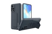 Handys - Cover & Cases - Wozinsky Kickstand Case Silicone Case with Stand Case Xiaomi Redmi 10 Navy Blue - 9145576247563