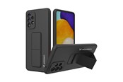Handys - Cover & Cases - Wozinsky Kickstand Case Silicone Case with Stand Samsung Galaxy A73 Case Black - 9145576247754