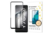 Handys - Schutzfolie - Wozinsky Super Durable Full Glue Tempered Glass Full Screen Protector with Frame Case Friendly Vivo Y76 5G / Y76s / Y74s Black - 9145576245736