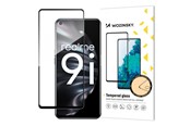 Handys - Schutzfolie - Wozinsky Super Durable Full Glue Tempered Glass Full Screen Protector with Frame Case Friendly Oppo A76 / Oppo A36 / Realme 9i Black - 9145576245781