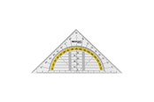 Schul-Zubehör - Quantore Westcott Geodriehoek 140mm transparent - 736318