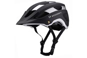 Fahrrad-Zubehör - Wozinsky MTB Bicycle Helmet with Detachable Visor Light 57-62 cm - Black and Silver - 5907769380839