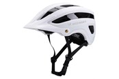 Fahrrad-Zubehör - Wozinsky MTB Bicycle Helmet with Detachable Visor Light L - Black & White - 5907769380853