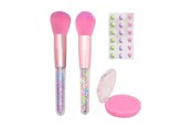 Kreativ-Spiele - Johntoy LaLa - Blush and Brush Make-up Set with Stickers - 27731