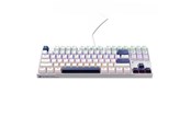 Tastaturen - Machenike K500B-B87 Wired Mechanical Backlit Gaming Keyboard Red Switch - White - Weiss - K500B-B87 Wired Red Switch Mixed Light B