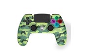 Gaming Zubehör - Freaks And Geeks Groen Camo Draadloze Controller - LED - 3.5 mm Jack (PS4) - Wireless Controller - Sony PlayStation 4 - 140142D