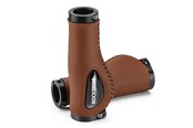 Fahrrad-Zubehör - Rockbros 40720001002 leather bicycle grips - brown - 40720001002