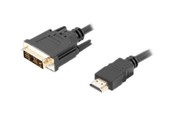 Display Kabel - Lanberg adapter cable - HDMI / DVI - 1.8 m - CA-HDDV-10CC-0018-BK