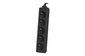 Stromkabel (Extern) - Lanberg - power strip - 2500 Watt - PS0-05E-0150-BK