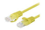 Netzwerk - Kabel - Lanberg patch cable - 50 cm - yellow RAL 1016 - Gelb - 0.5m - PCU6-20CC-0050-Y