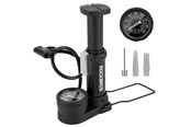 Fahrrad-Zubehör - Rockbros 42610002001 floor bicycle pump with pressure gauge - black - 42610002001