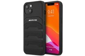 Handys - Cover & Cases - Mercedes AMG Leather Debossed Lines Case for iPhone 14 Plus - Black - 3666339071394
