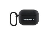Handys - Cover & Cases - Mercedes AMG Leather White Logo Case for AirPods Pro 2 (2022/2023) - Black - 3666339113605