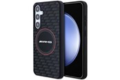 Handys - Cover & Cases - Mercedes AMG Silicone Carbon Pattern MagSafe Case for Samsung Galaxy S24+ - Black - 3666339241735