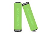 Fahrrad-Zubehör - Rockbros BT1001GNBK sponge bicycle handlebar grips - green and black - BT1001GNBK