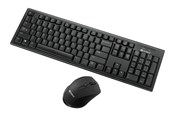 Tastaturen - Sandberg Wireless Office DesktopSet - Tastatur & Maus Set - ANSI - Schwarz - 631-23