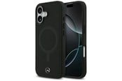 Handys - Cover & Cases - Mercedes Plain Smooth Leather MagSafe Case for iPhone 17 - Black - 3666339568481