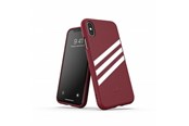 Handys - Cover & Cases - Adidas  OR Moulded PU Suede Case for iPhone X / XS - burgundy - 8718846064842