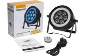 Musikinstrumente & DJ-Ausstattung - Algam Lighting 7 x 6W LED Par Wash mit RGB LED Ring - LAL PARWASH76-RING