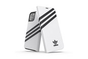 Handys - Cover & Cases - Adidas OR Booklet Case PU for iPhone 12 / 12 Pro 6.1" - White and Black - 8718846083768