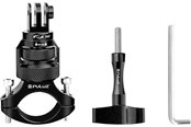 Actionkamera Zubehör - Puluz 360° Aluminum Steering Wheel Mount – Black - PU796B