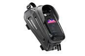 Handys - Anderes Zubehör - Rockbros B68-1 frame-mounted bicycle bag with phone pocket - 1.7L - Black - Rockbros-B68-1
