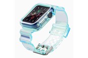 Smartwatch - Accessories - Hurtel Silicone Band Strap Bracelet Case Strap Light Set for Apple Watch 38mm - Blue - 5907769331817