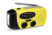 DAB, Netzwerk und Radiowecker - Thomson Emergency Hand Crank Radio - Yellow - AM/FM - Mono - Gelb - RT260Y
