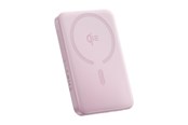 Powerbank (Akku) - Baseus EnerFill FM12 Qi2 Power Bank 10000mAh 22.5W MagSafe Compatible with White Simple USB-C Cable 20V/3A 0.30m - Pink Powerbank (Akku) - Pink - 10000 mAh - E0028502