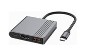 USB-Hubs - Gembird 3-Port USB-C USB-Hubs - USB 3.2 - 3 - Grau - A-CM-COMBO3-05