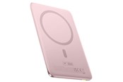 Powerbank (Akku) - Baseus PicoGo AM41 5000mAh 20W Ultra-Slim Power Bank MagSafe Compatible with Simple USB-C 60W 30cm Cable - Pink Powerbank (Akku) - Pink - 5000 mAh - P1007680C453-00