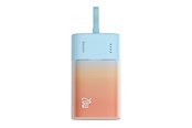 Powerbank (Akku) - Baseus Popsicle 5200mAh 20W Powerbank with Built-in Lightning Cable (+ White Simple USB-C - USB-C 60W/20V/3A/30cm Cable) - Blue-Orange Powerbank (Akku) - 5200 mAh - P10055601713-00